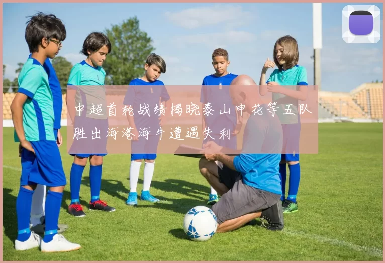 中超首轮战绩揭晓泰山申花等五队胜出海港海牛遭遇失利